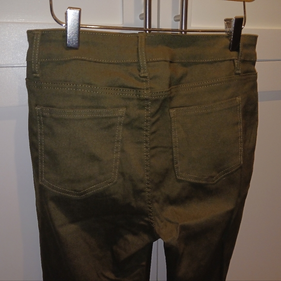 New Green High Waisted Skinny Jeans - Picture 9 of 12